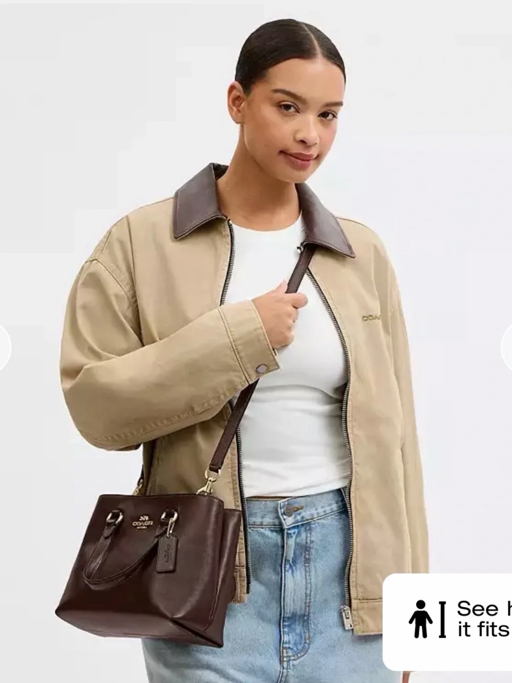 Coach leather satchel